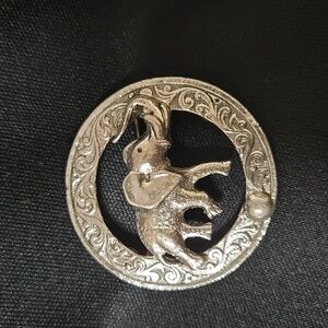 Vintage Elephant Brooch